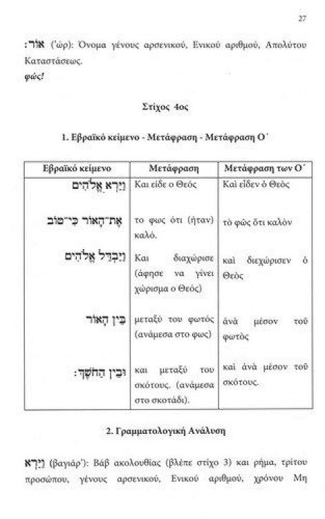 Γραμματική της εβραικής γλώσσας τεύχος γ