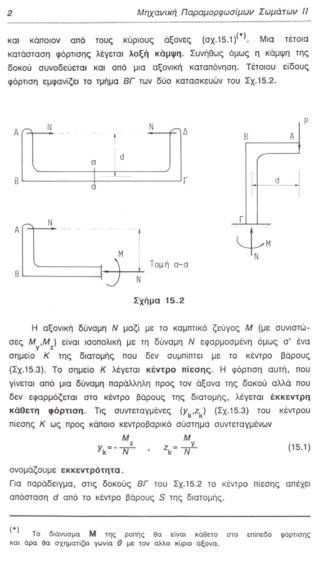 Μηχανική των παραμορφωσίμων σωμάτων, τόμος II